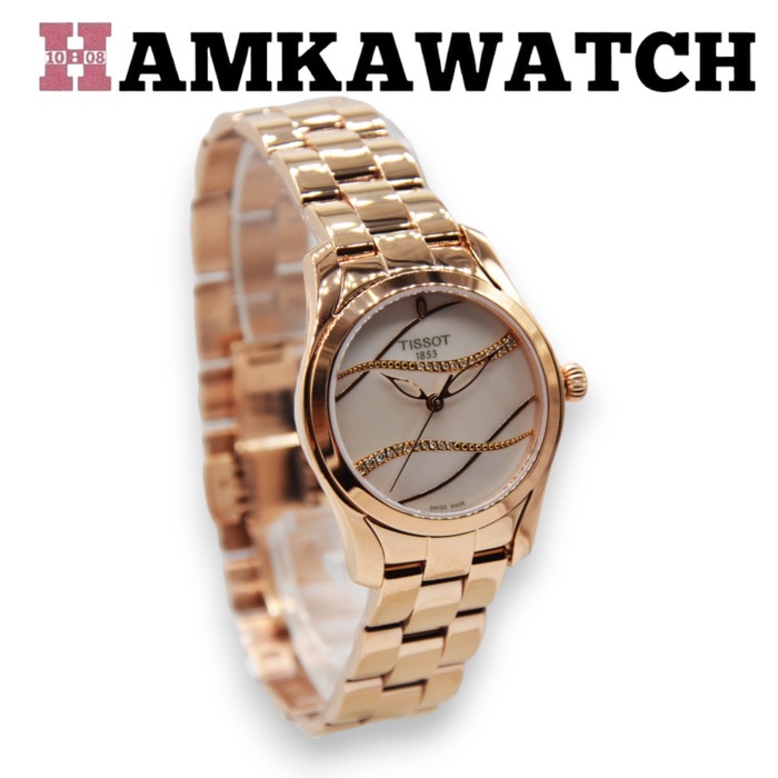 JAM TANGAN TISSOT ORIGINAL T112.210.33.111.00 JAM TANGAN WANITA RANTAI Vs