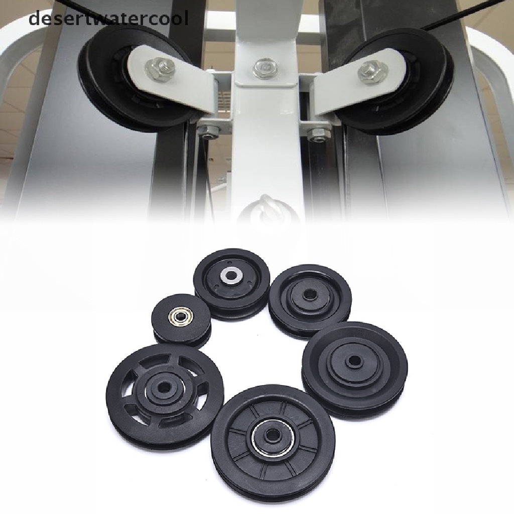 Deid 1Pcs Gym Bearing Pulley Wearproof Nylon Universal Bearing Pulley Roda Kabel Martijn