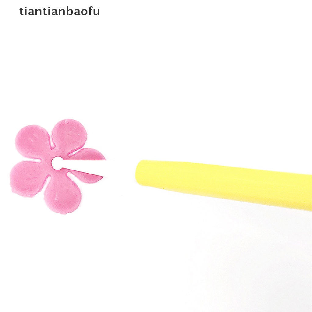 [tiantianbaofu] 4pcs Cetakan Pemotong Kue Fondant Bunga Mawar Sugarcraft Baking Decorag Alat Butik