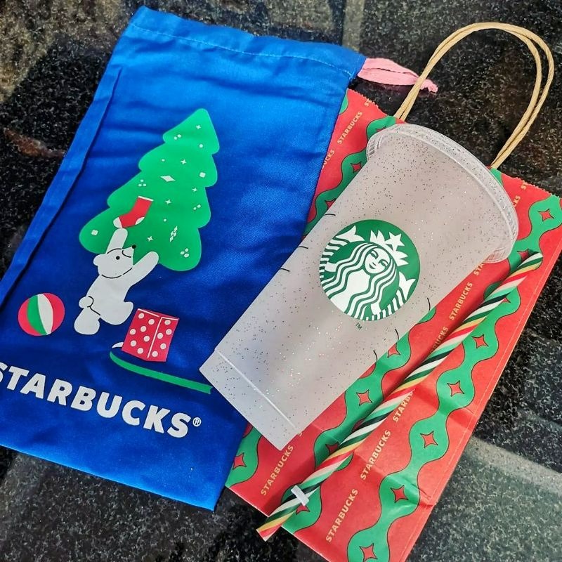 [READY NEW] Starbucks Thailand Pouch Tumblr Original Christmas Edition