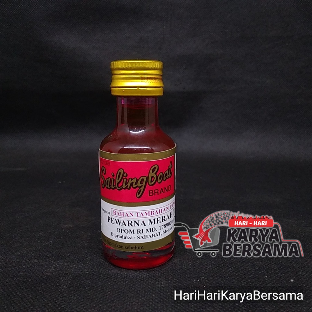 

SAILING BOAT BRAND PEWARNA MAKANAN ROSE PINK MERAH MUDAH 28ML