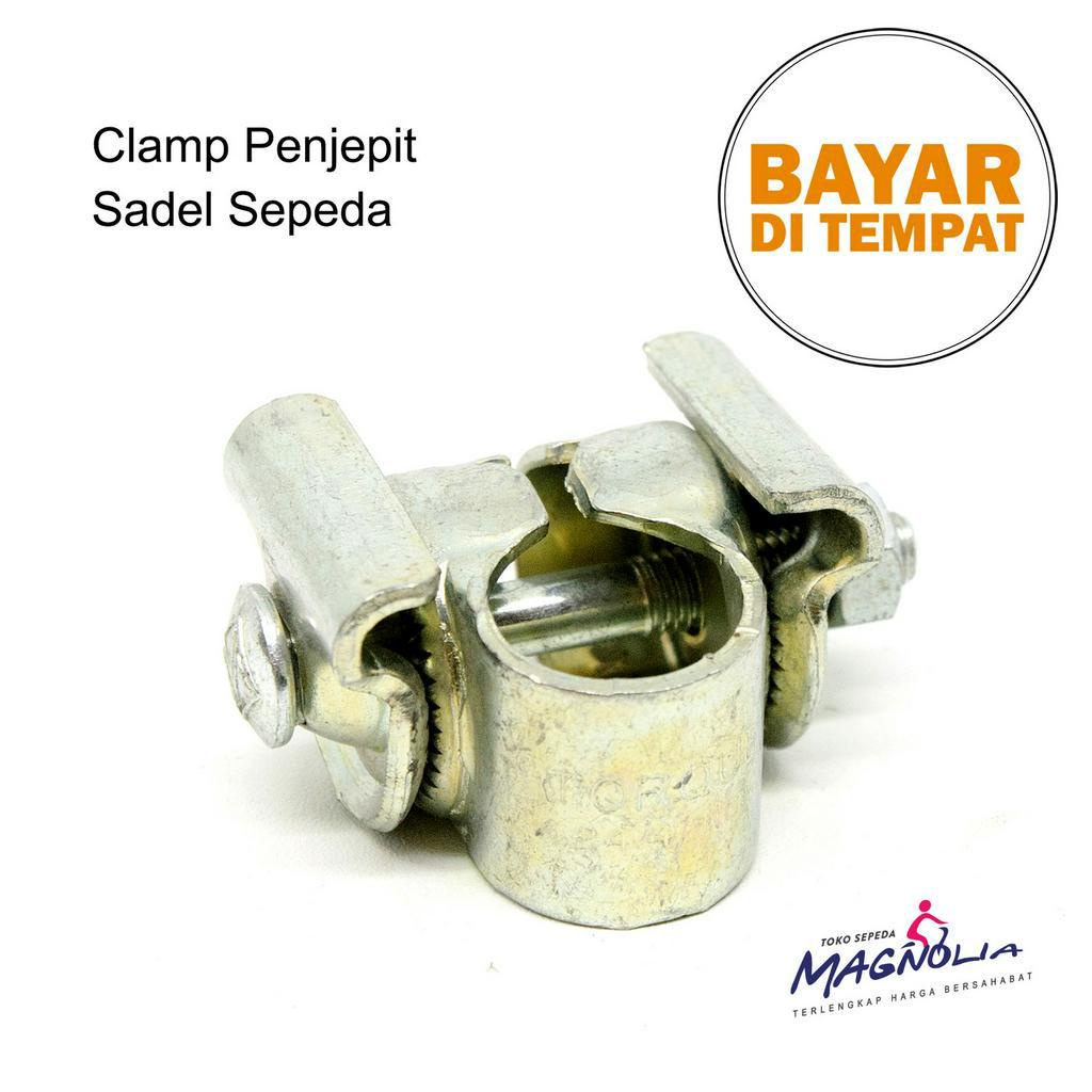 Clamp Penjepit Pengunci Dudukan Tiang Sadel jok Sepeda / Kerangan Sadel Sepeda