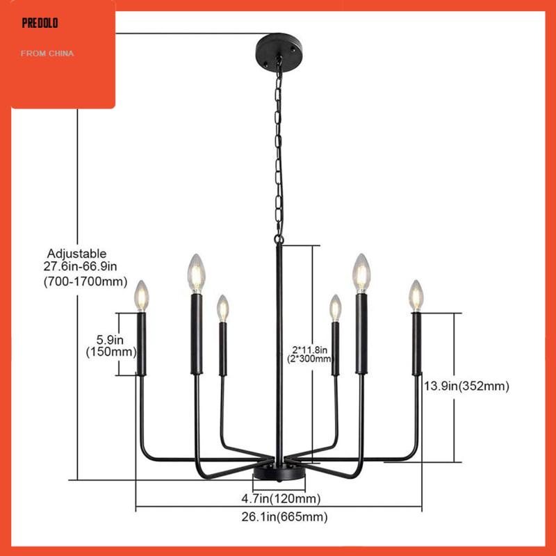 [Predolo] Lampu Gantung Candlestick Klasik modern Untuk Pintu Masuk Ruang Tamu