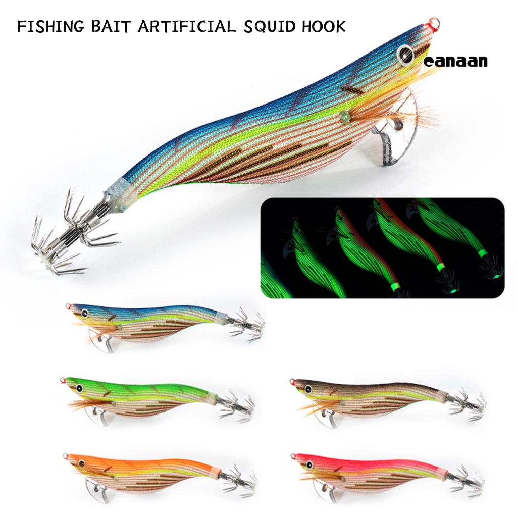Cnn-15g/21g 92mm/110mm Jig Lures Kait Payung Ganda Ikan Menarik Ikan Cumi Cumi-Cumi Nyata Tampak Nyata Jig Umpan Untuk Angling