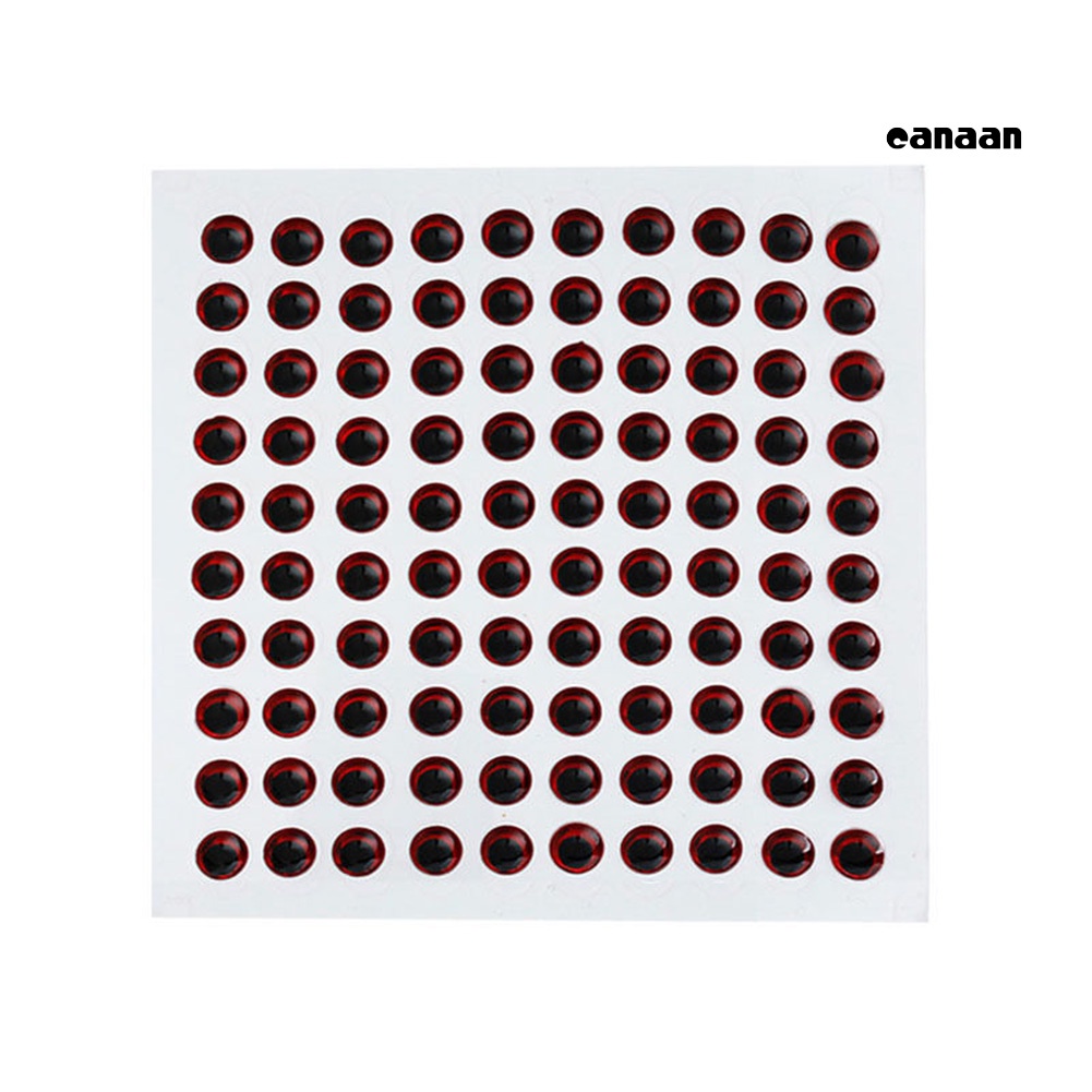 Cnn-100 Pcs 3-9mm Mata Umpan Ikan 3D Hologram Lure Alat Fly Tying Jigs Kerajinan