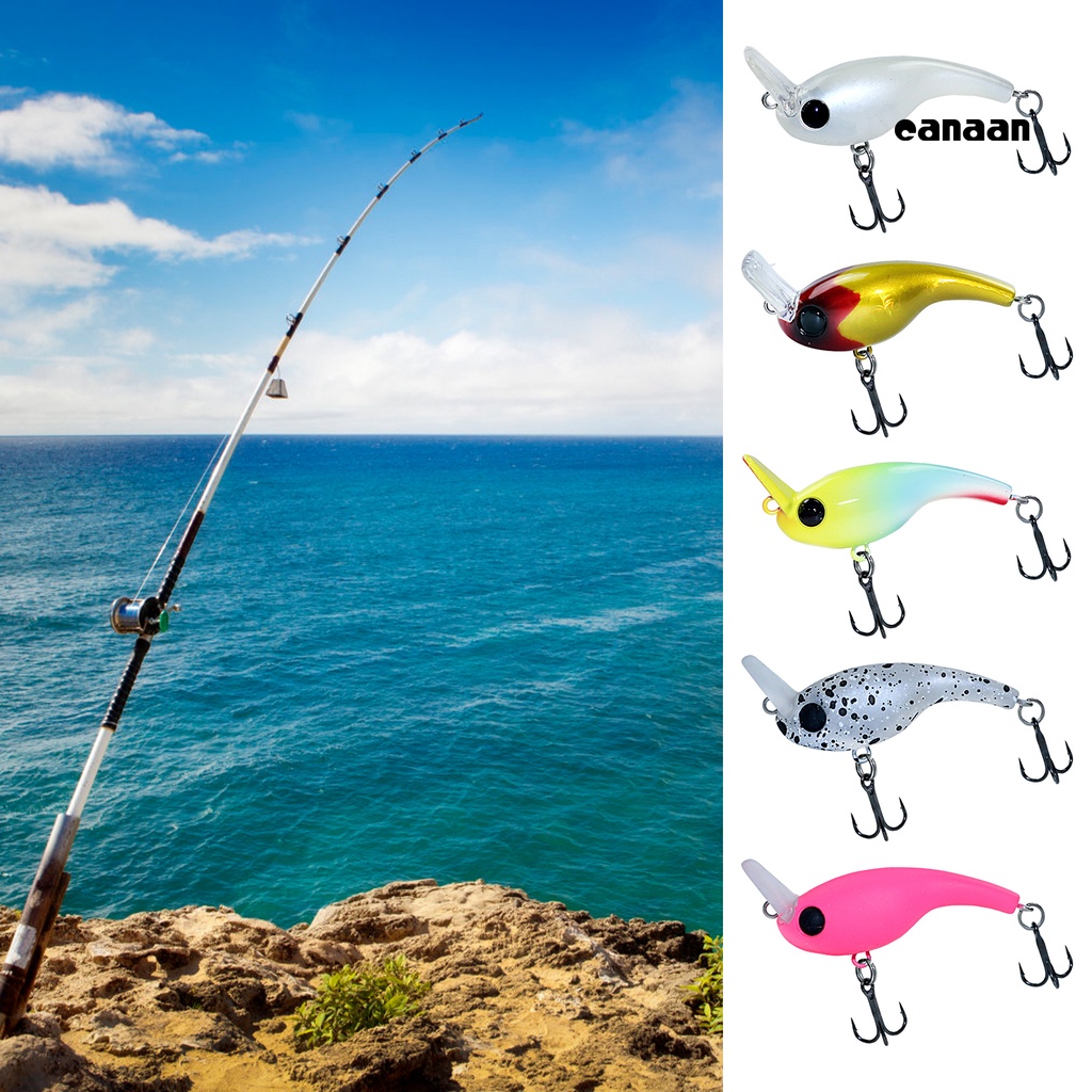 Cnn-7.4g Umpan Pancing Bentuk Hidup Tahan Air Buatan Pengerjaan Halus Pemasangan Mudah Tenggelam Crankbait 3D Mata Realistis Umpan Pancing Untuk Pecinta Memancing