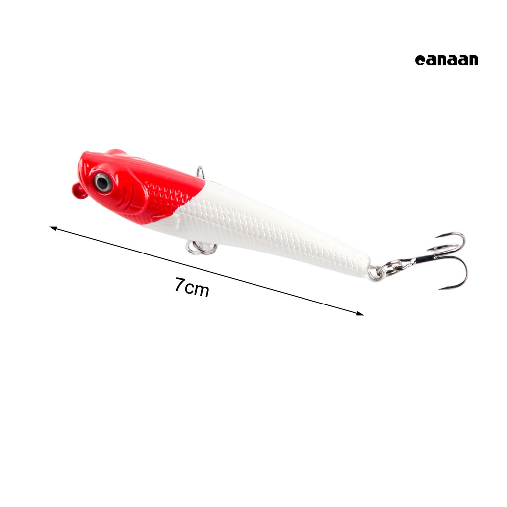 Cnn-7cm/7g Lure Umpan Simulasi Treble Hook 3D Lukisan Angling Logam Jalan Umpan Pensil Laut Memancing Umpan Perlengkapan Memancing