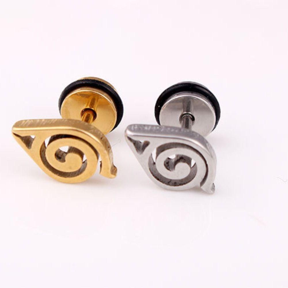 Needway Man Earrings Keren Klasik Punk Fashion Retro Anting NARUTO Sederhana