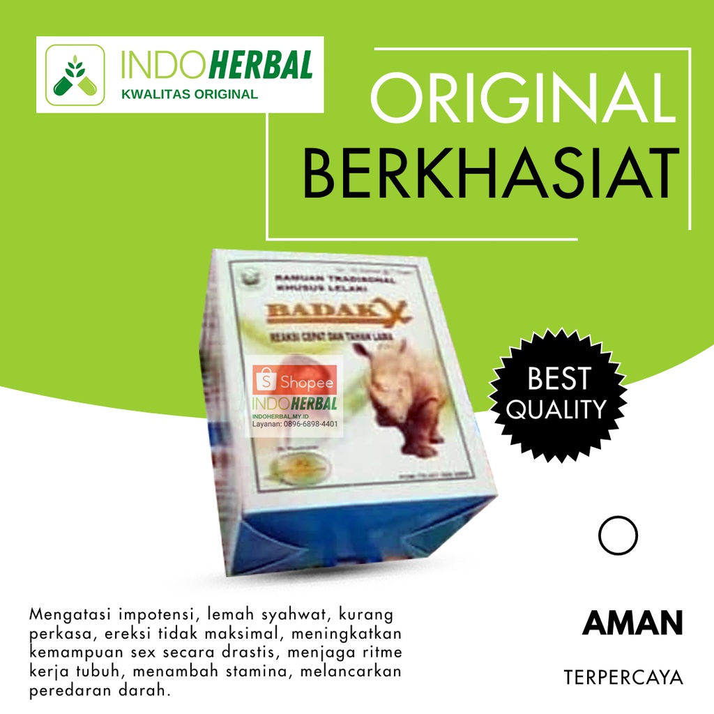 

Serbuk Badak X Original Jamu Kuat Lelaki Penambah Stamina Pria Tahan Lama Jamu Kesehatan