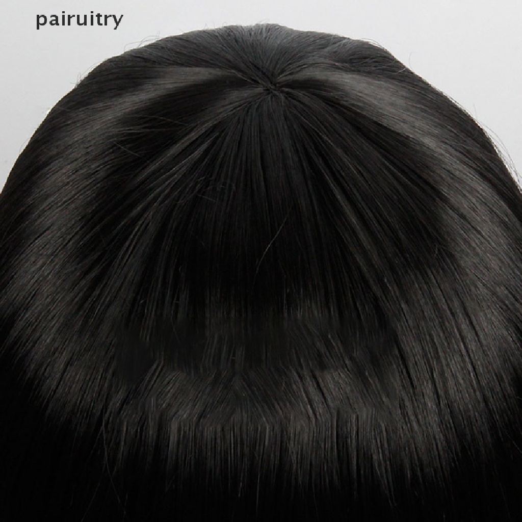 Prt Anime Karakter Kartun Jabami Yumeko Hitam Wig Lurus Panjang Cosplay Pesta PRT