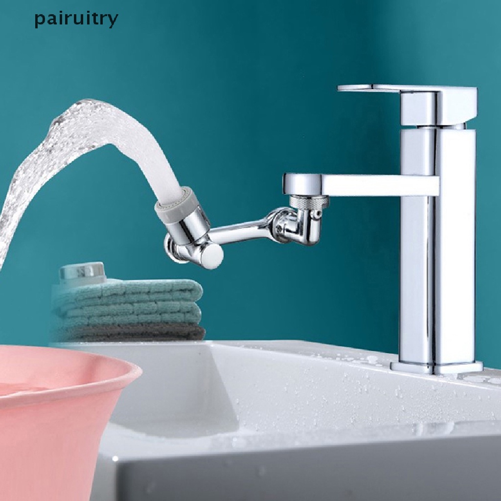 Sepatu PRT New Universal1080° Rotation Extender Faucet Aerator Saringan Cipratan Plastik Keran Wastafel Dapur Bubbler Nozzle Robotic Arm PRT