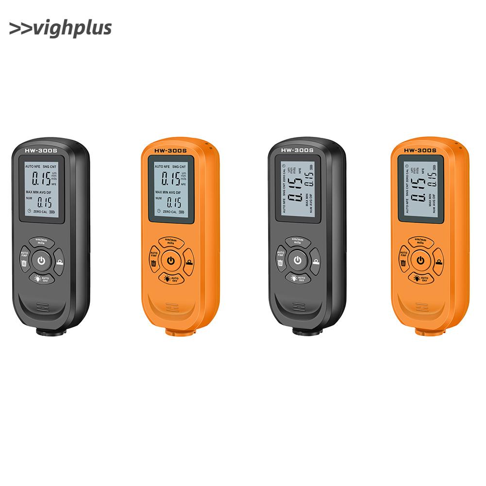 Hw-300s 0-2000um Pengukur Ketebalan Lapisan Cat Mobil Dengan LCD display