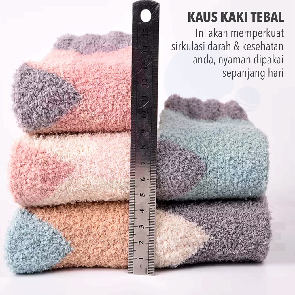 MOMO HOUSE Kaos Kaki Winter Kaos Kaki Tebal Kaos Kaki Wanita Tebal Winter Kaos Kaki Wanita Kaos Kaki Perempuan