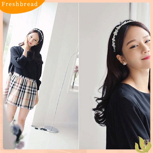 &lt; Freshbread &gt; Fashion Wanita Gaya Korea Anting Pola Daisy Kecil Berlian Imitasi Jaket Telinga Ear Studs