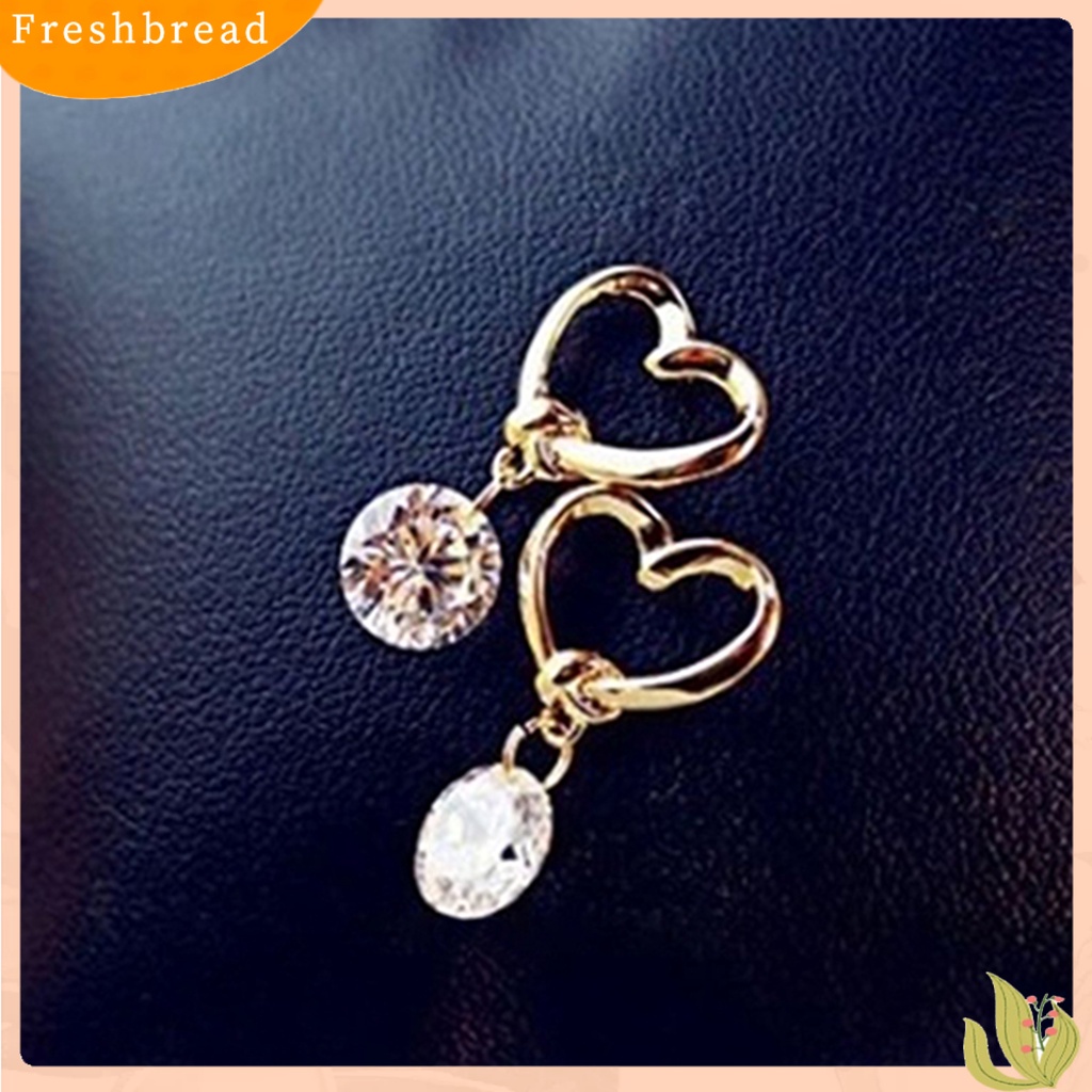 &lt; Freshbread &gt; Anting Ikatan Simpul Desain Mutiara Imitasi Perhiasan Alloy Yang Indah Hadiah Ear Stud Untuk Pesta