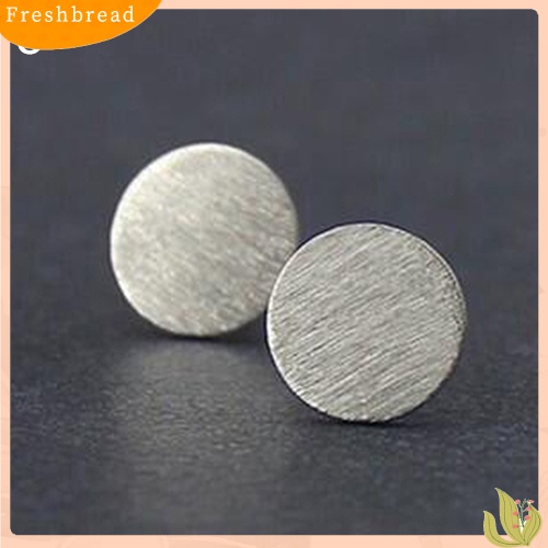 &lt; Freshbread &gt; Wanita925 Sterling Silver Disepuh Kecil Disikat Hati Bintang Telinga Pejantan Anting-Anting