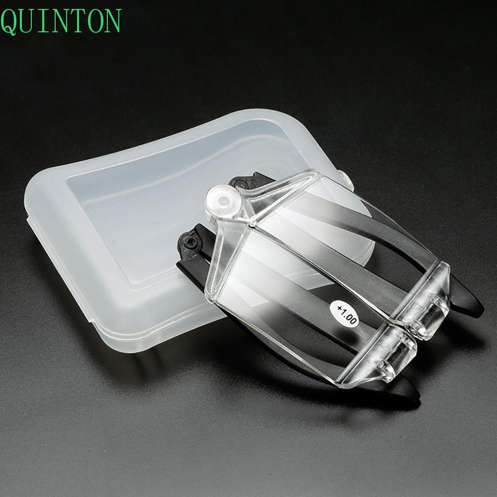 QUINTON Foldable Hyperopia Eyewear Glasses Rotatable Reading Glasses Presbyopic Glasses Glasses Anti Radiation Convenient Anti Radiation Glasses For Men Fashion Male Comfortable Computer Glasses/Multicolor
