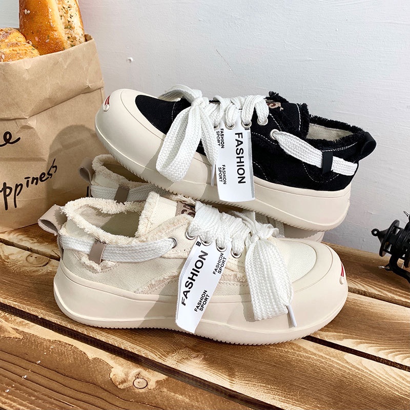 JBI-0288 GRATIS BOX Sepatu Kanvas Sneakers Wanita Korea Casual Shoes Import Premium Terbaru