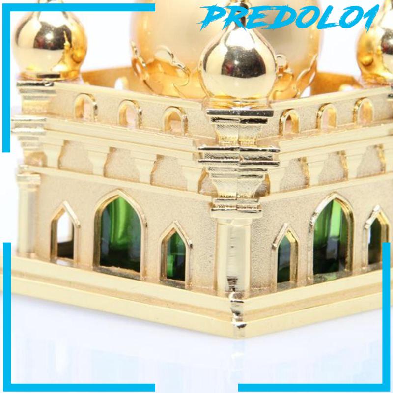 [Predolo1] Ornamen Interior Mobil Kerajinan Tangan Model Masjid Untuk Hadiah Liburan Rumah