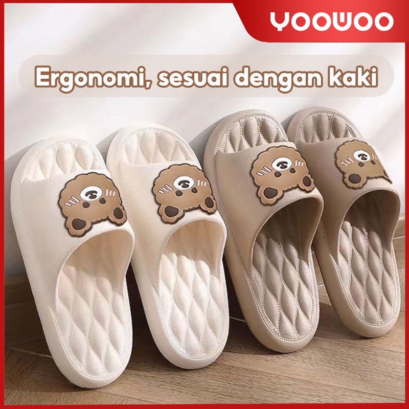 Sandal beruang / sandal slop / sandal rumah