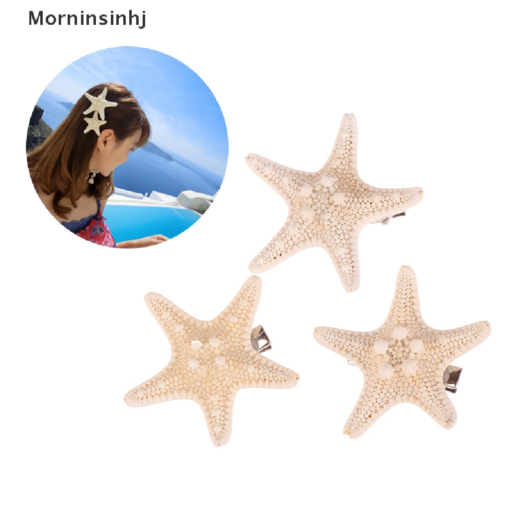 Mornin Jepit Rambut Bintang Laut Natural Jepit Rambut Bintang Laut Jepit Rambut Bintang Laut Beach Hair Clip id