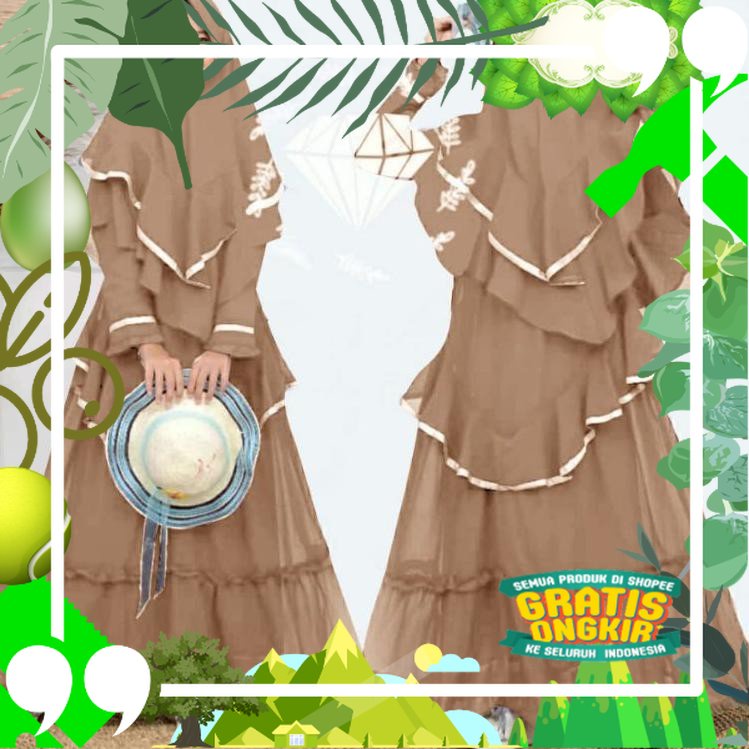 SYARI DUVENCY KID / BISA COD / DRESS ANAK PEREMPUAN / GAMIS ANAK WANITA /  UMUR 8-11 TAHUN (ART. 446