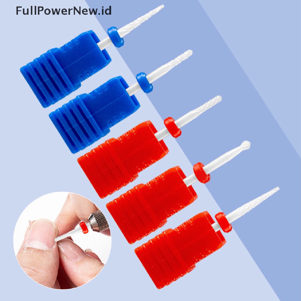 Power 1PC Kikir Mata Bor Kuku Tungsten Keramik Untuk Alat Mesin Manicure Elektrik ID