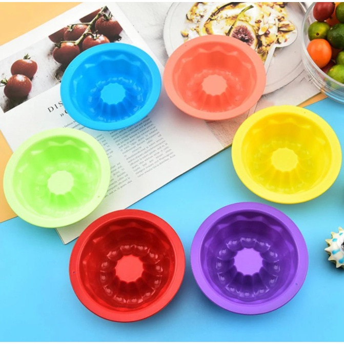 Cetakan Silikon Muffin Cupcake Puding Bento Hat Shape Cake Mould BPA Free