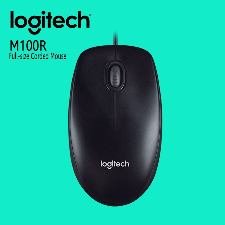 (4 Pcs) Mouse Logitech kabel M100r (4 Pcs)