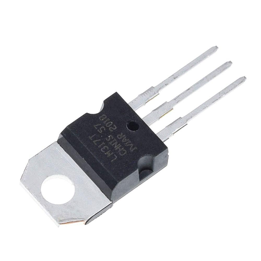 Populer 20pcs LM317 LM317T Komponen Elektronik Dapat Disesuaikan 1.5A TO-220