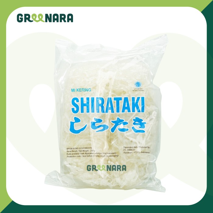 

[Ready-Stock] Shirataki mie kering / dry noodle (10pcs) 250gr