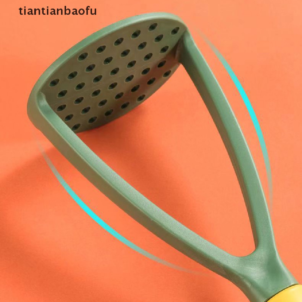 [tiantianbaofu] 1pc PP Pressed Potato Masher Ricer Puree Juice Maker Pendorong Kentang Halus Tumbuk Penghancur Kentang Alat Buah Perlengkapan Dapur Butik