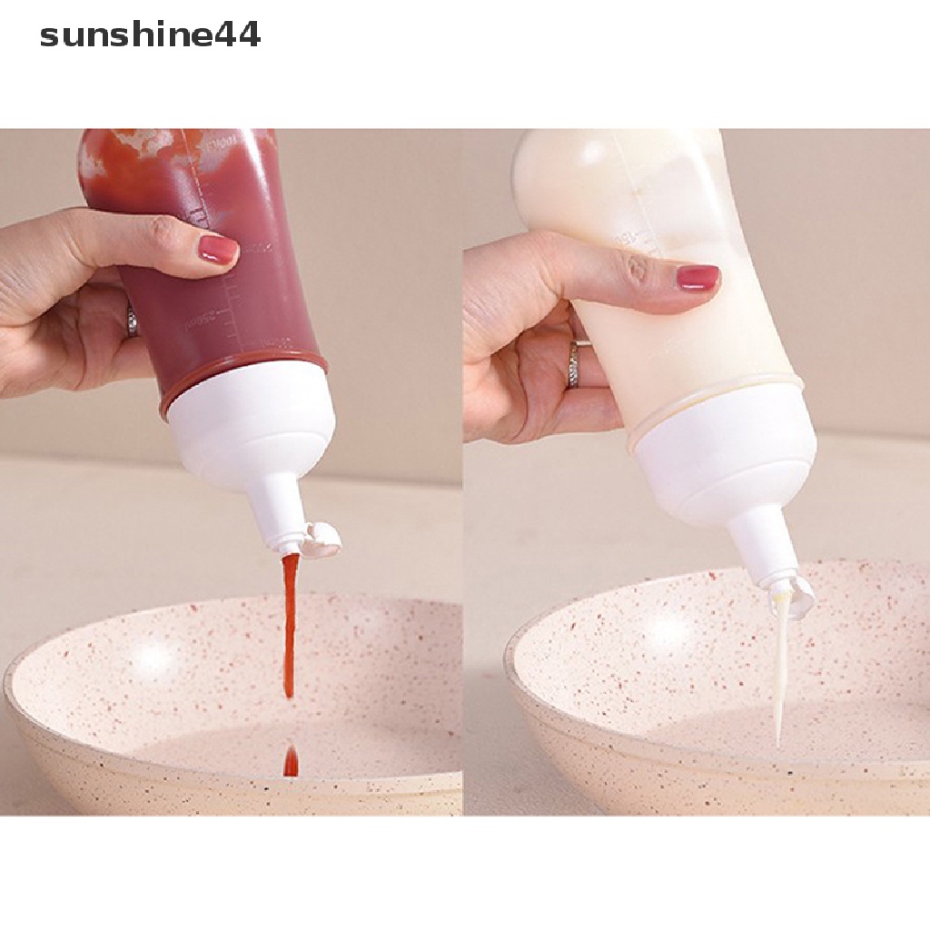 Sunshine Salad Dressing Squeeze Bottle Botol Minyak Saos Plastik Bumbu Toples Dapur ID