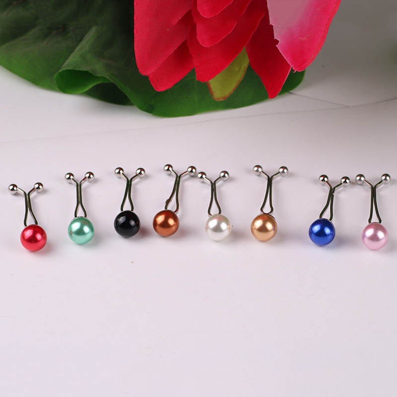 Ladies Hijab U Shaped Pearl Clip Ladies Klip Leher Aksesoris Jilbab