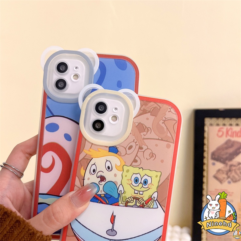 IPHONE Casing Kompatibel Untuk Iphone14 13 12 11 Pro Max X Xr Xs Max SE 8 7 6 6s Plus Pasangan Yang Indah Trendi Merek Ponsel Case Anti Jatuh Bening Lembut TPU Shell Shockproof Cover Pelindung