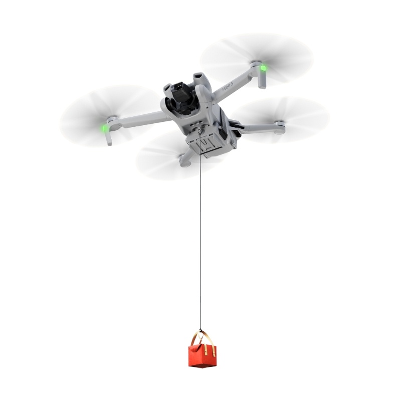 Zzz Payload Air Drop Release Alat Tetes Untuk Drone Mini3Mini3 Pro Alat Pengiriman Jarak Jauh Built-in 80mAh Batt