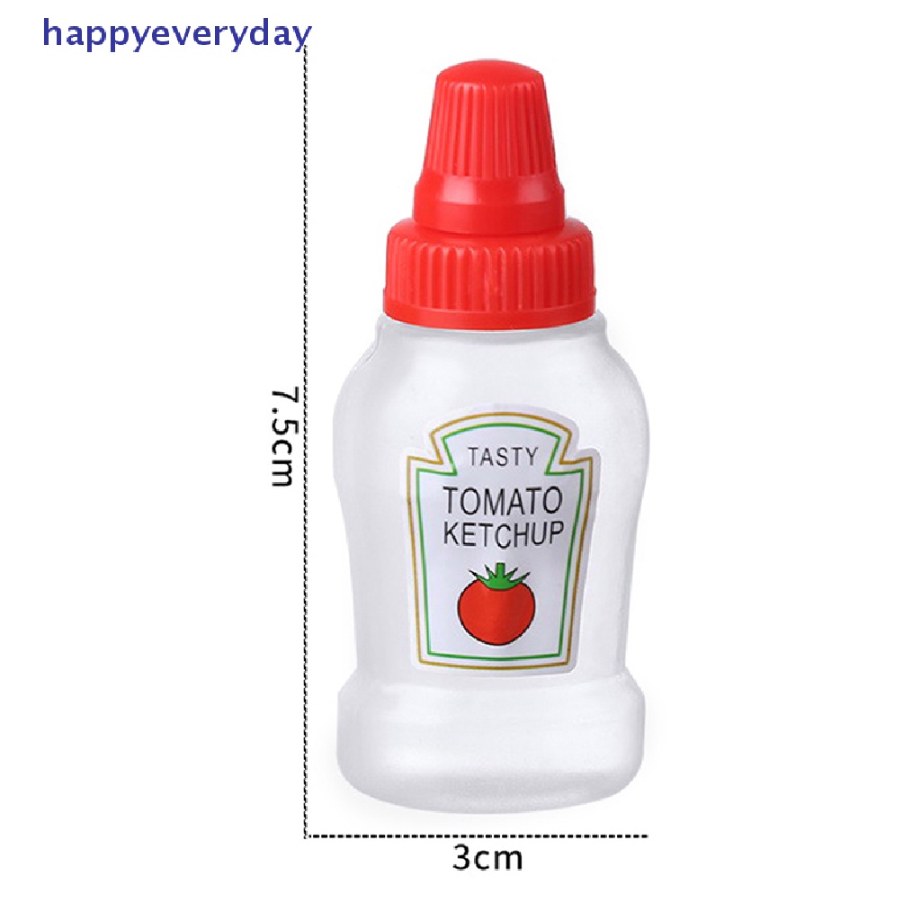 [happy] Botol Minyak Saus Saos Mini Portable Kecil Saus Tomat Salad Dressing [ID]