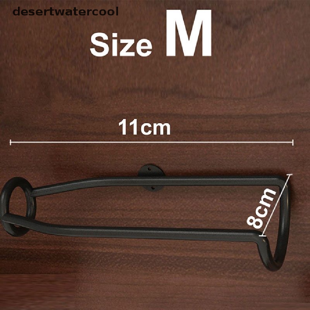 Deid Rak Anggur Bar Tempel Dinding Holder Aksesoris Display Besi Metal Penyangga Rak Martijn