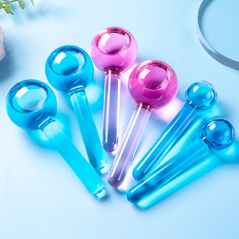 ICE GLOBES ROLLER TOKOKUDC ICE GLOBE ROLLER SINGLE CRYSTAL ICE BALL / ALAT PIJAT 2PCS