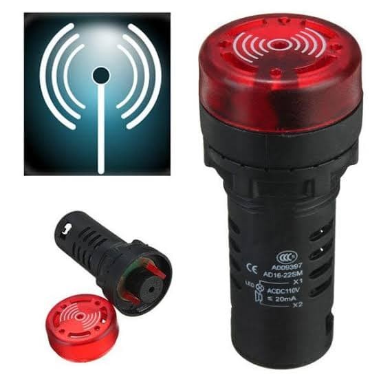 SALE Beeper Lampu Alarm Proyek DIY Lampu Pilot Lamp Buzzer Termurah