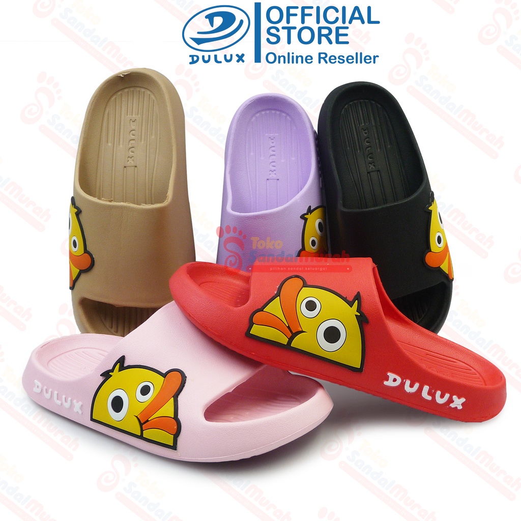 Toko Sendal Murah - Sandal Anak Slop Uk 30 - 35 / Sandal Lucu Anak Motif Bebek / Sandal Slop Nyaman / Sandal Casual Outdoor / Sandal Santai Sehari - hari [Toko Sendal Murah M 509 C]