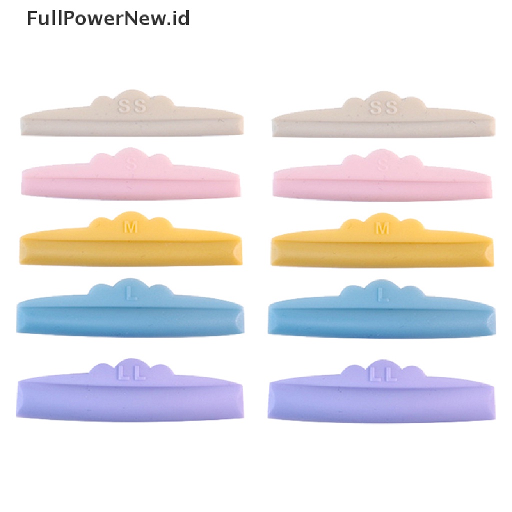 Power3/5pasang Lash Lift Lifg Curlers Curl Silicone Shields Pads Multicolor Reusable ID