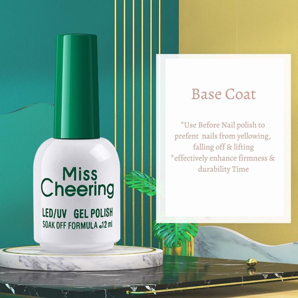 Misscheering Multifuntional glue/Top coat Base Coat /  / Mischering Top Matte Coat/Top Coat