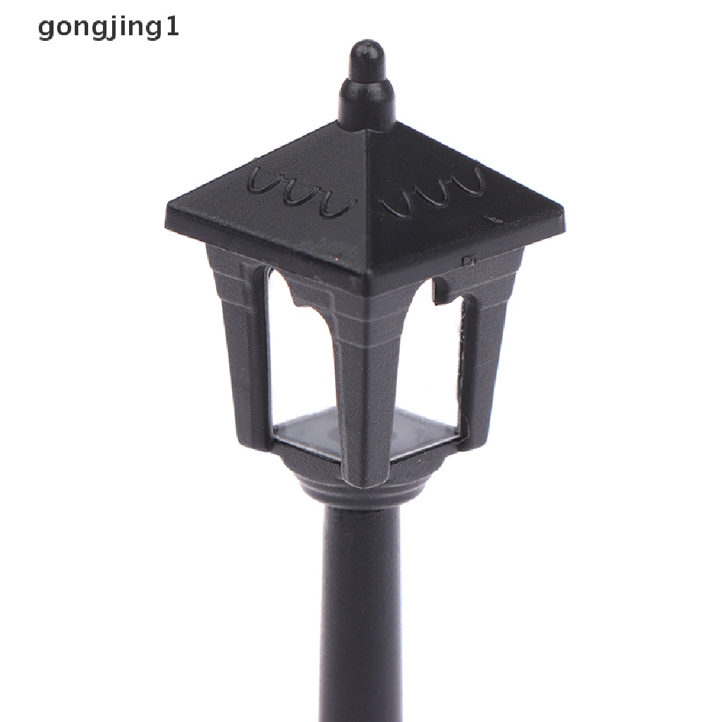 Ggg 1Pc Lampu Mini Lampu Jalan Model Mikroskop Untuk Dekorasi Rumah Boneka Miniatur ID