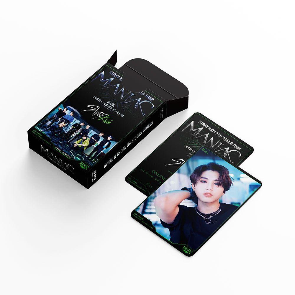 [Elegan] Stray Kids Kartu Fans Hadiah 50pcs/box Korea Fashion Group Ulang Tahun Kekinian Treasure Card Set Kpop Photocards