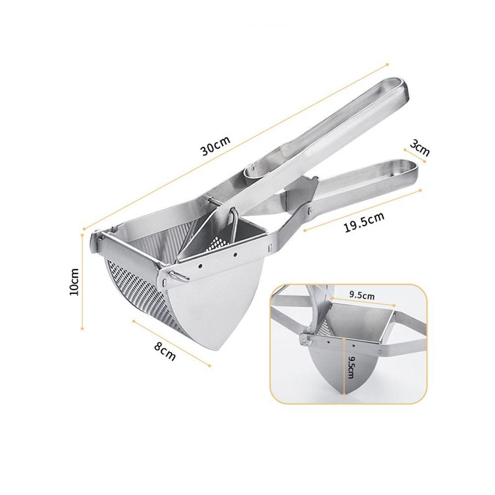 Populer Potato Ricer Makanan Bermanfaat Sayur Stainless Steel Besar Potato Masher