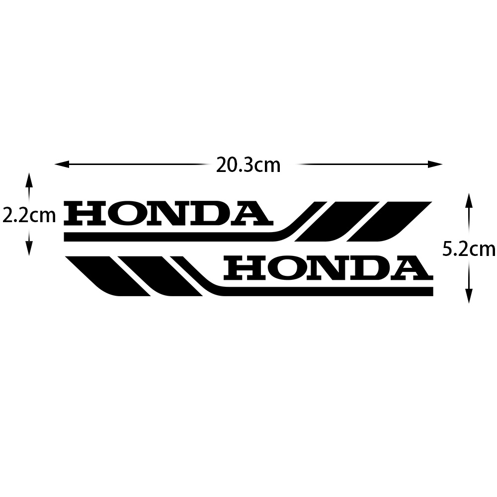 1pasang Honda Kawasaki Letter Logo Balap Motor Modifikasi Reflektif Stiker Kaca Spion Mobil Dekorasi Waterproof Decals