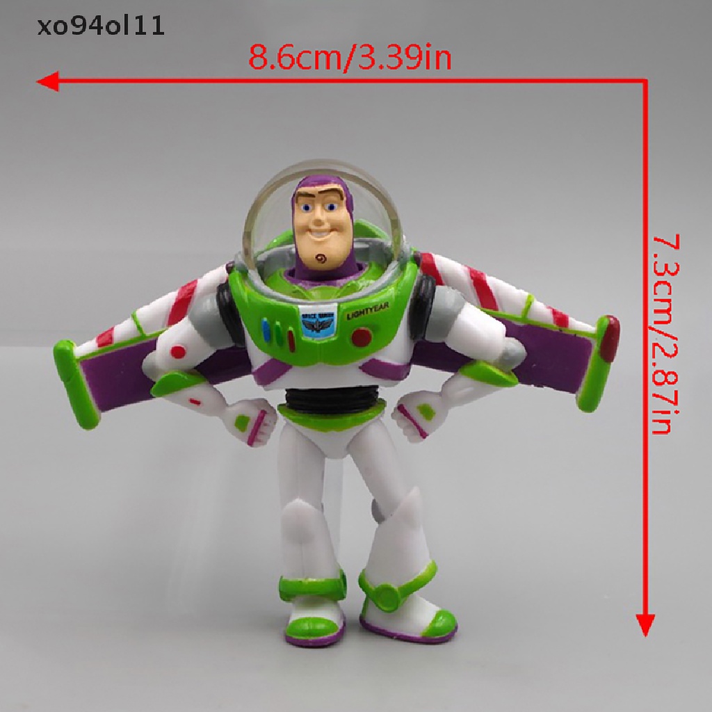 Xo Disney Toy Story Anime Figure Buzz Lightyear Ornamen Desktop Gantungan Kunci Boneka OL