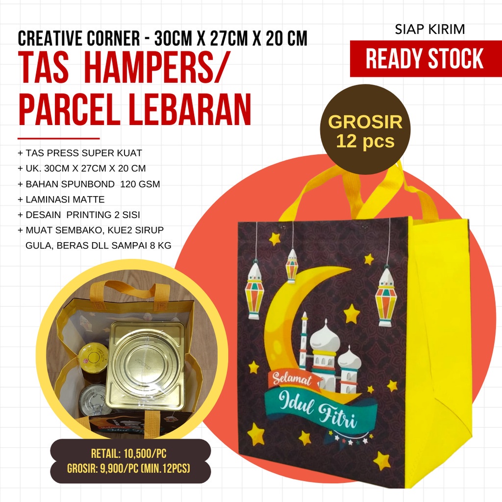 GROSIR Tas Hampers Parcel Lebaran Super Kuat (TERMURAH)