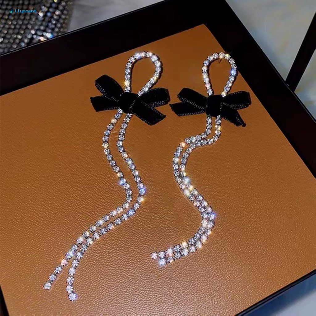 Lilyscent 1pasang Anting Wanita Tahan Korosi Untuk Gadis Mempesona Women Drop Earrings Fashion Perhiasan Hadiah Anti-Oksidasi